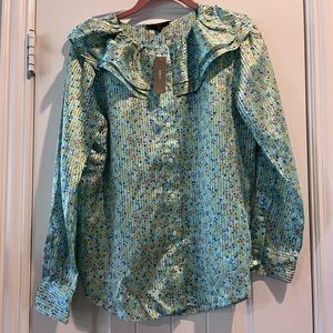 J.crew ruffled top